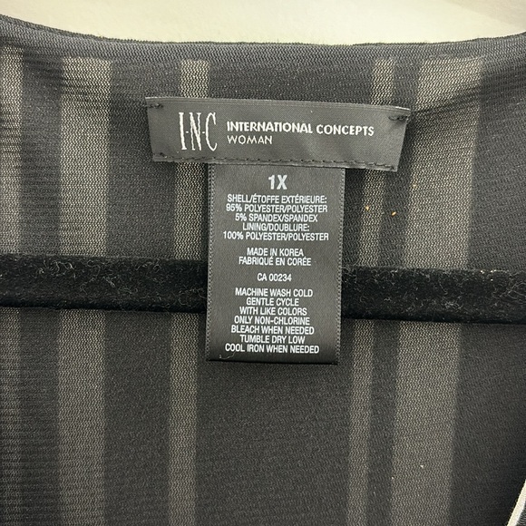 INC Faux Wrap Dress - Picture 6 of 7